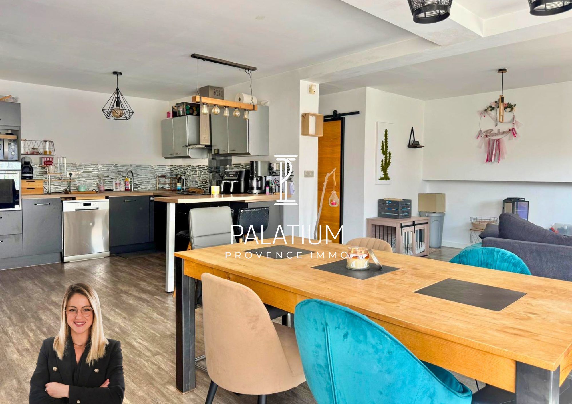Maison de 100 m², 4 pièces, 3 chambres, terrain de 430 m², chemin de Sainte Anne à Eyguières à Eyguières