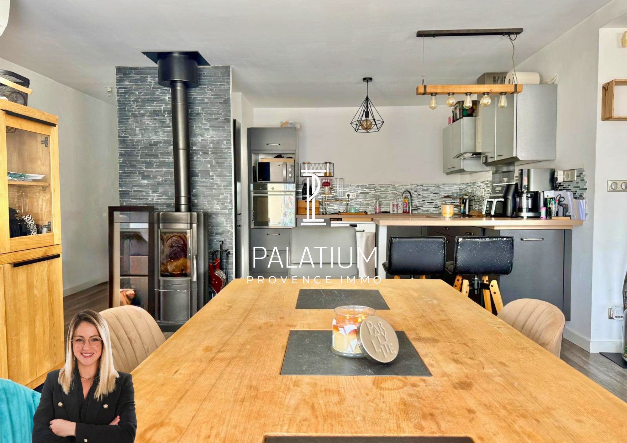 Maison de 100 m², 4 pièces, 3 chambres, terrain de 430 m², Eyguières à Eyguières