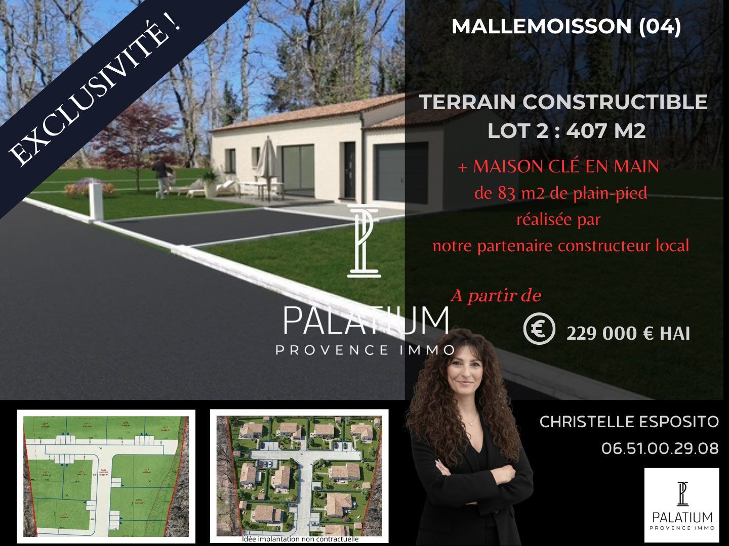 Terrain à Mallemoisson