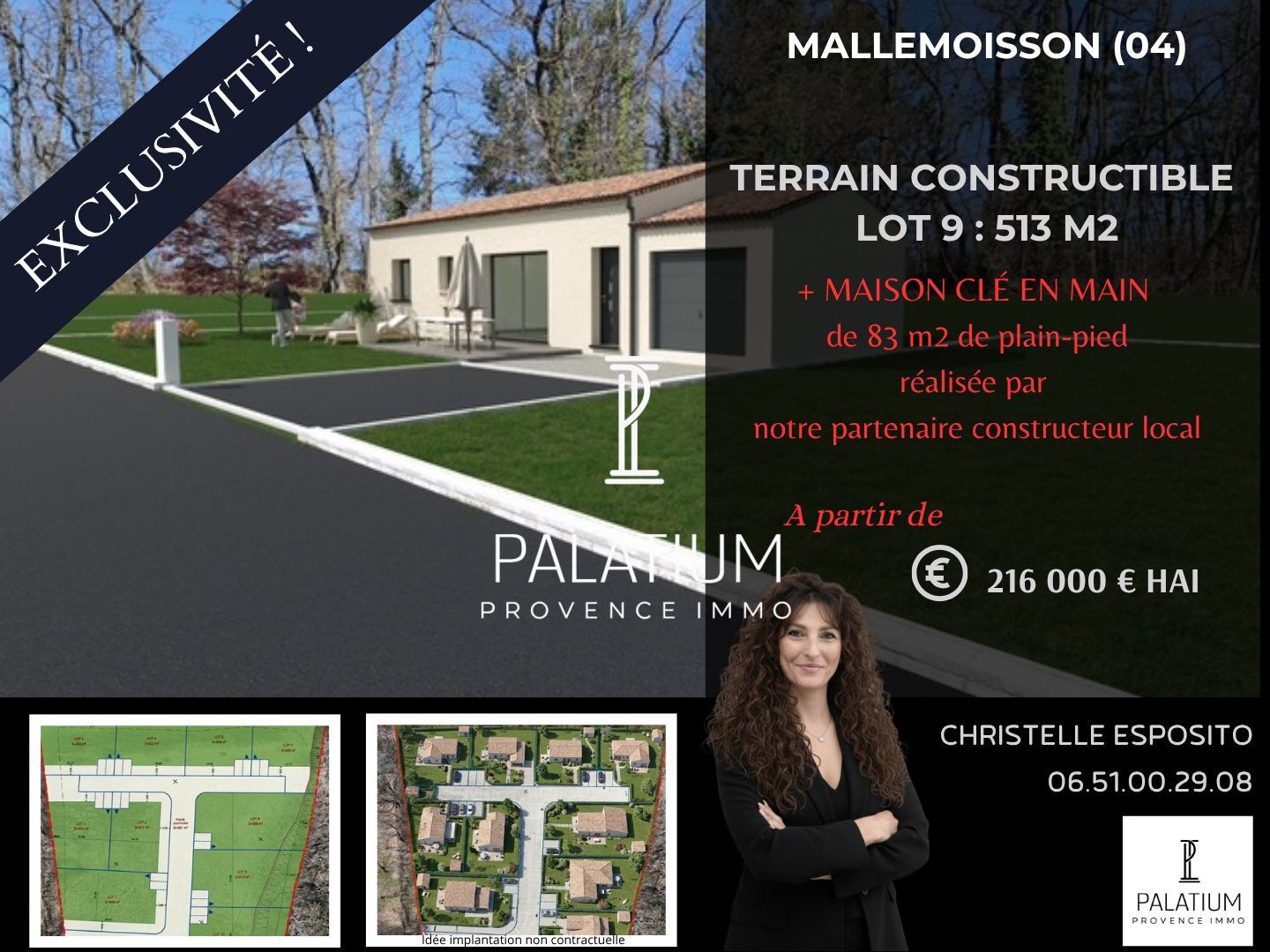 Terrain à Mallemoisson